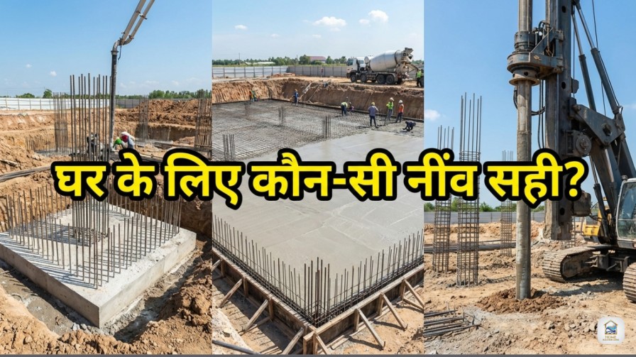 house foundation construction work