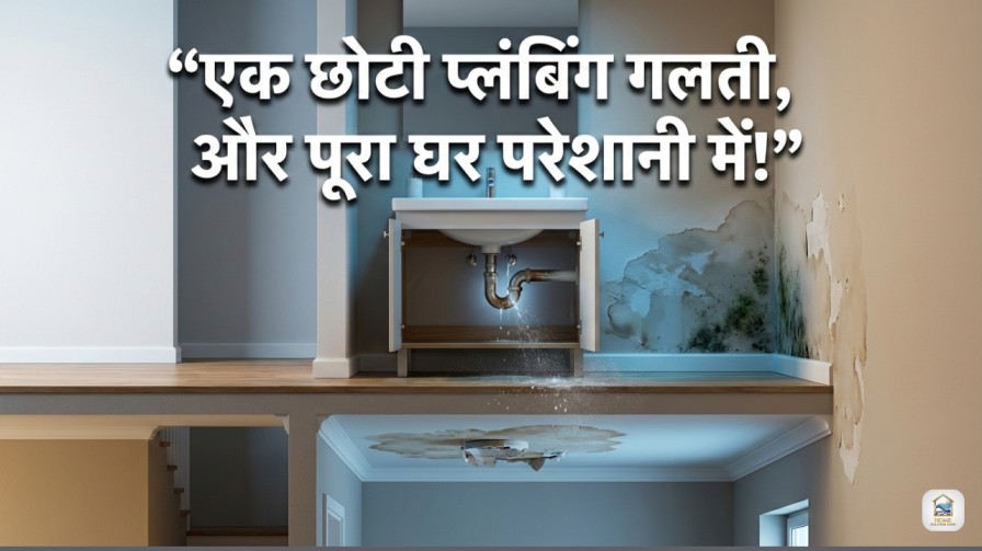 एक छोटी प्लंबिंग गलती, और पूरा घर परेशानी में!