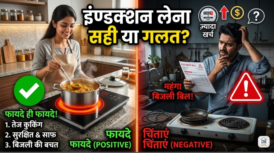 induction chulha advantages disadvantages India