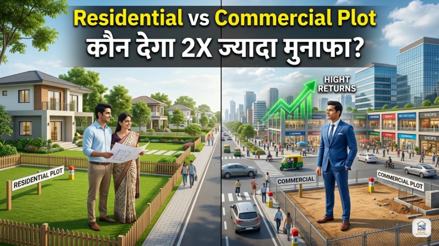 residential vs commercial plot comparison