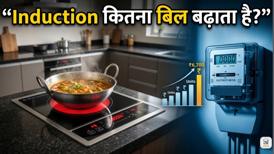 induction chulha electricity consumption India